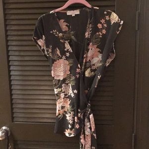 Loft Peplum Wrap Blouse